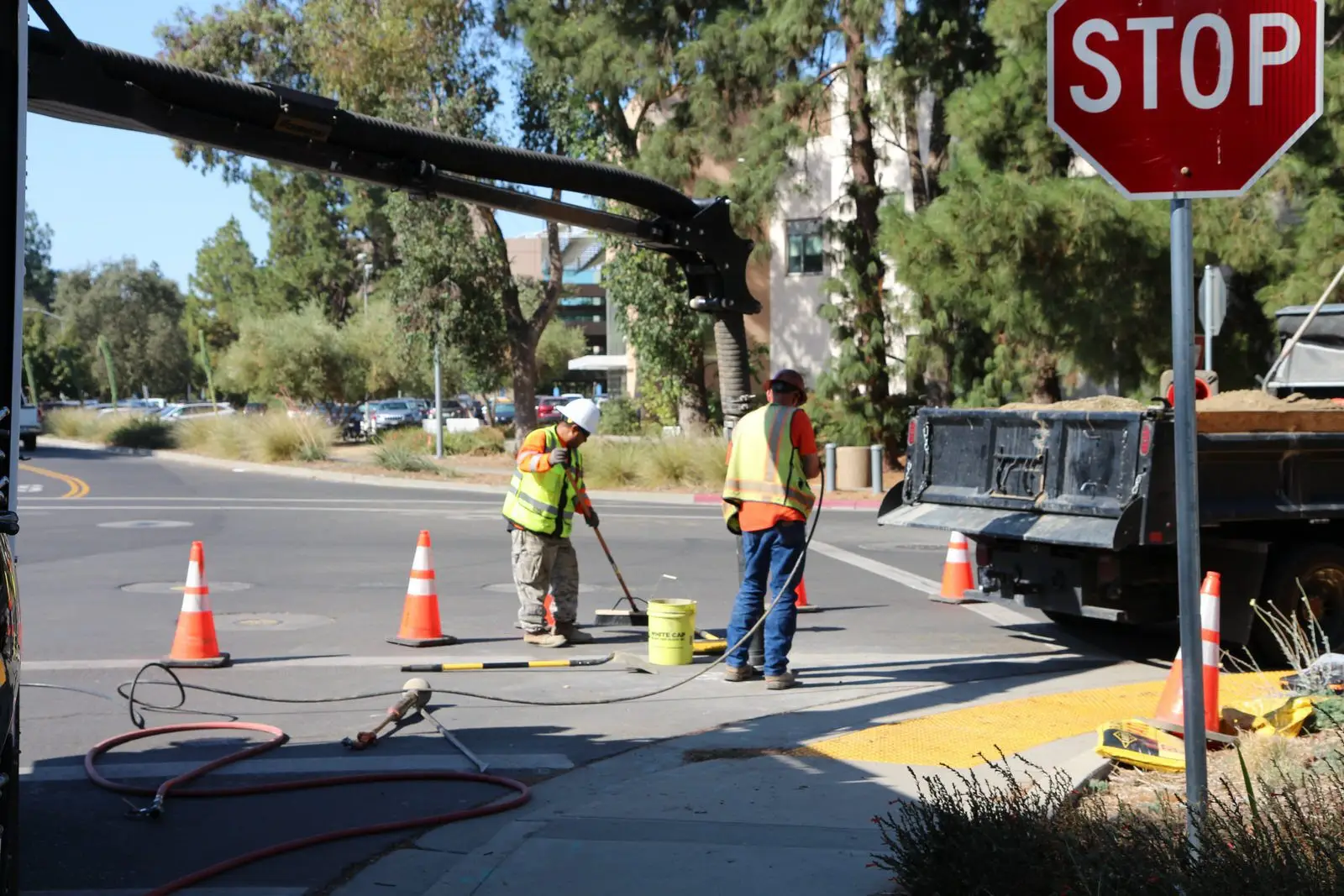 Precision Potholing for Underground Electrical Conduit Installation at UC Davis